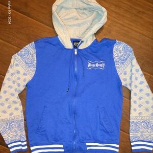 Blue and Gray Kids Jacket